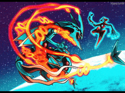 Rayquaza's battle !