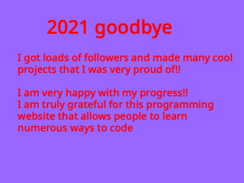 2021 goodbye!!