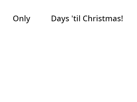 Christmas Countdown