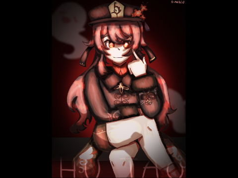 Hu Tao Drawing