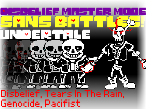 Undertale Sans Battles! (Disbelief Master Mode) {V2.7} #Games #All #Music