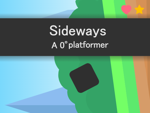 Sideways (A 0° platformer) game