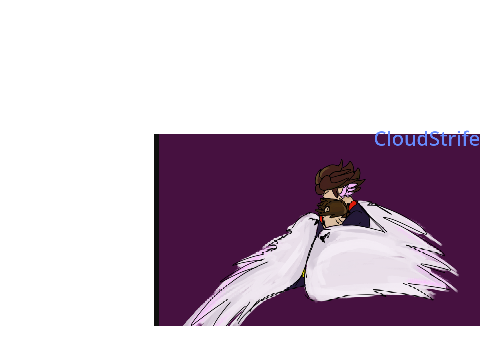*art dump*Pit and Sora kid icarus AU