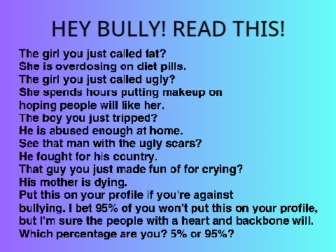 Remix this If you're against bullying remix