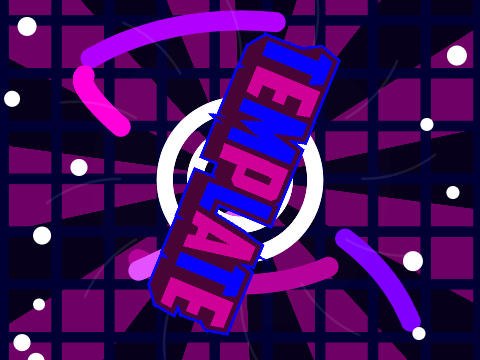 First // Template // Purple & Blue