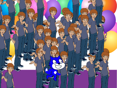 The party of clones and MEEE!!!!