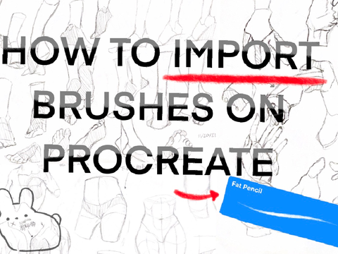 TUTORIAL: How to import brushes on Procreate 