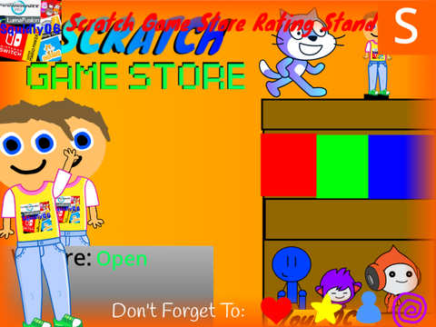 Scratch Game Store Rating Stand