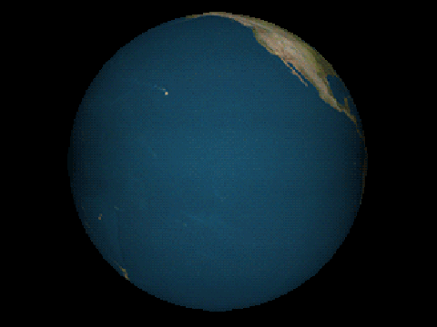 How earth looks like in 360°