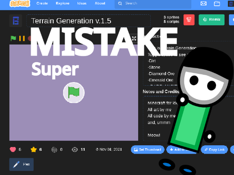 I made a mistake...