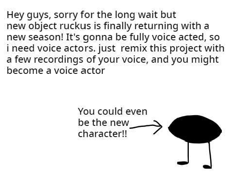 Object ruckus voice auditions remix