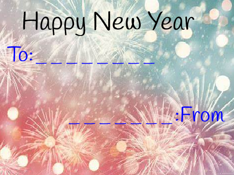 Happy New Year Card
