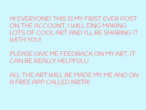Intro to my account!