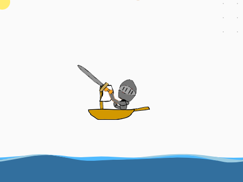 Getting Over It BUT Scratch is a knight 