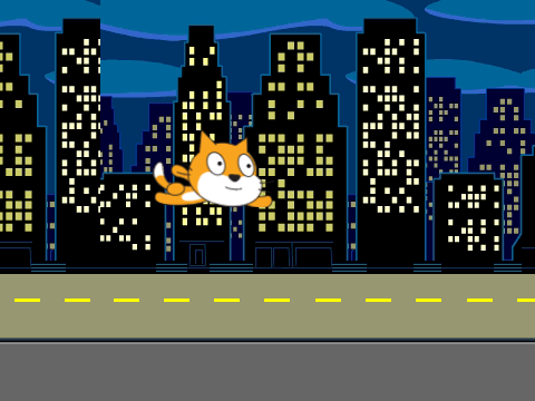flying cat