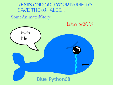 SIGN THIS TO SAVE THE WHALES!