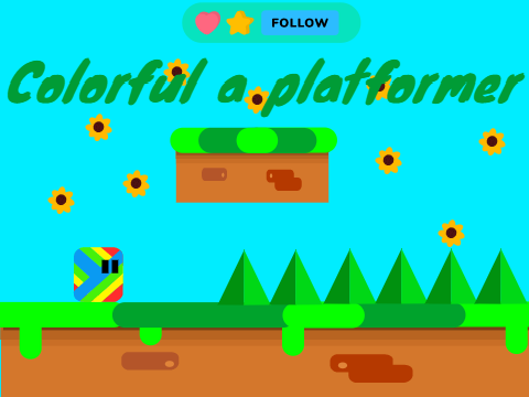 Colorful a platformer!