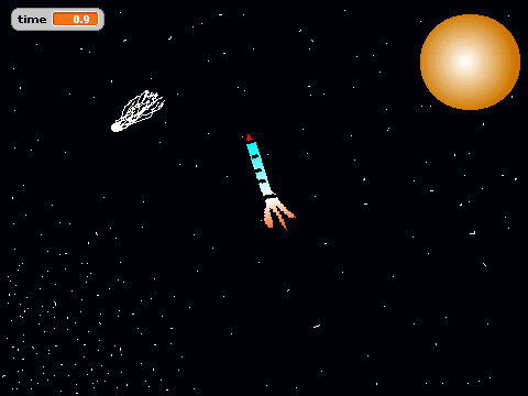 rocket with explosion sound