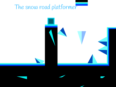 Snow road platformer