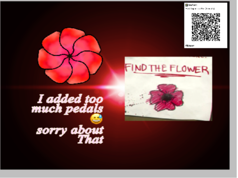 I tried drawing poppy playtime flower ( bad)