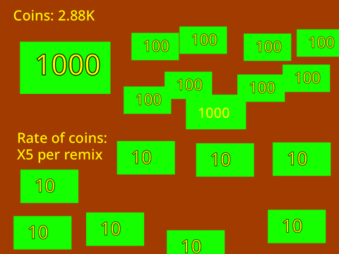 MMC: NE [7] 1000 coin, 100 coin, 10 coin, 1 coin