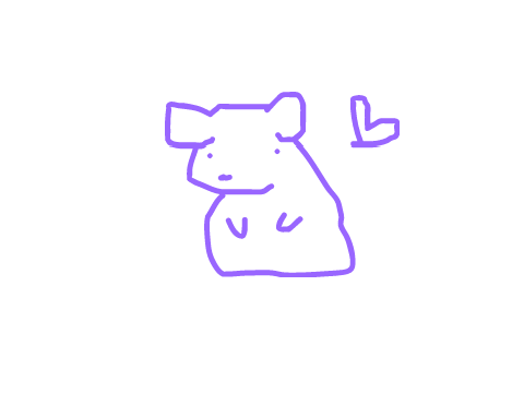 in memory to my beloved hamster