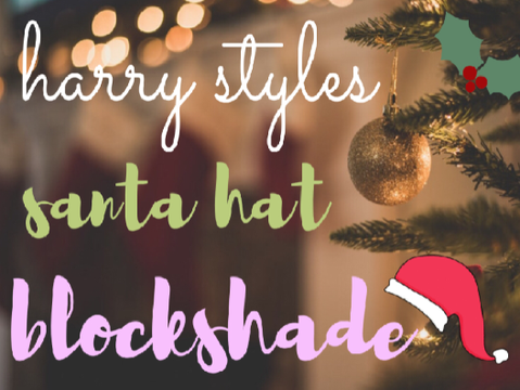 ❄ harry styles mini christmas blockshade! ♡︎
