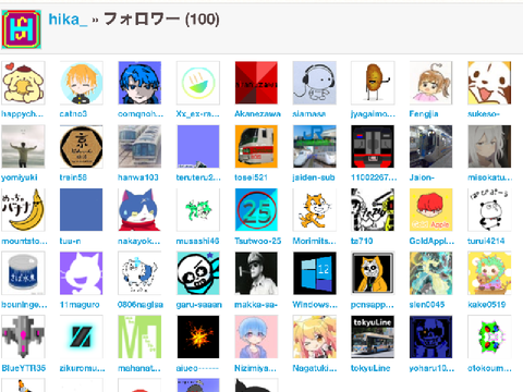 Hika_フォロワー100人おめでとう！