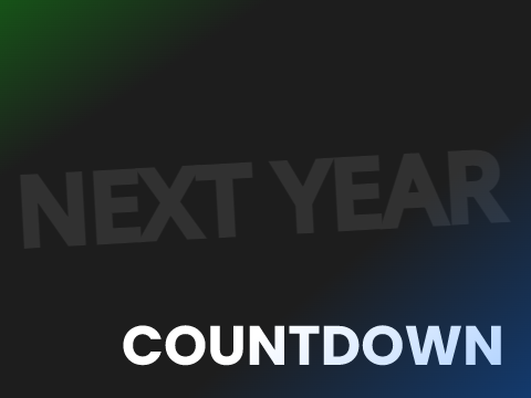 NEXT YEAR COUNTDOWN 