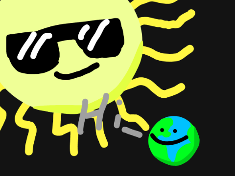 The Sun Is A Deadly Laser