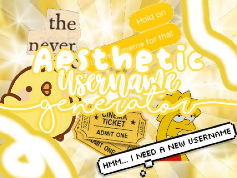 Aesthetic Username Generator