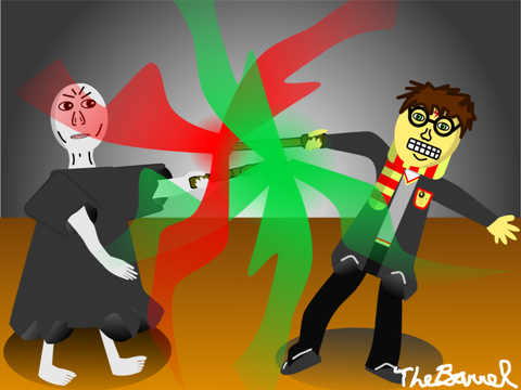 Harry Potter vs. Lord Voldemort - Art Contest Entry