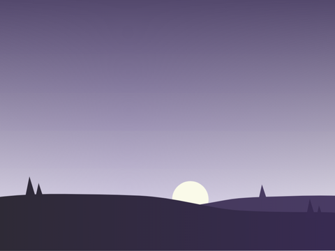 le coucher du soleil