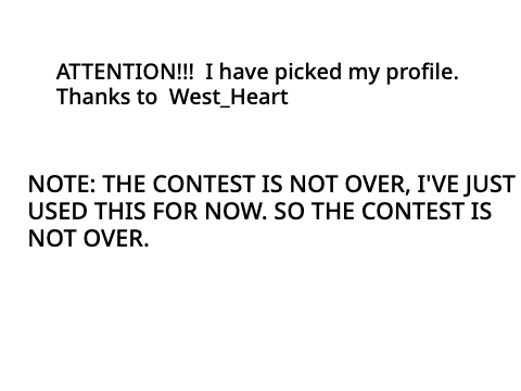 PFP RESULTS (NOTE: CONTEST IS NOT OVER)
