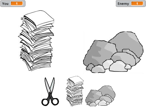Scissors, Paper, Rock