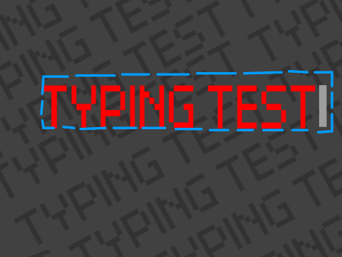 Time your typing speed!