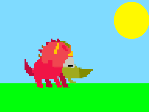 Pixelosaur Run
