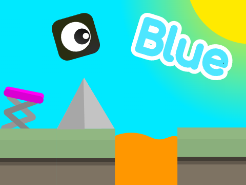 Blue | A Scrolling Platformer Editor Game | Mobile Friendly