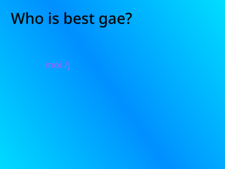Gaehive Google Form (But not really) remix