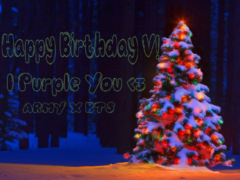 Christmas Tree - Birthday Cover for V <3