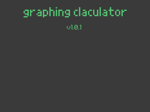 graphing claculator v1.0.0