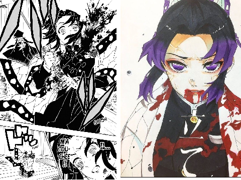 Shinobu mort (Démon Slayer) 