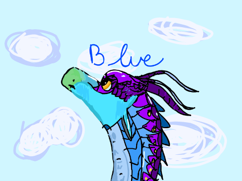 First Look at Blue for the Wings of Fire Movie