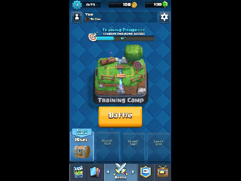 Realistic Clash Royale Game Menu! 