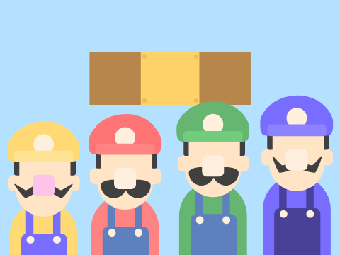super mario people