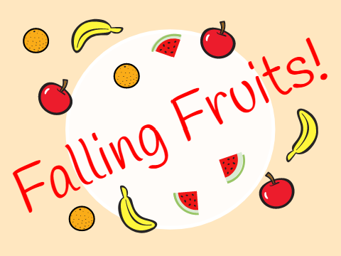 Falling Fruits! | Entry for @jindalsargun's 1.1k+ followers game contest 