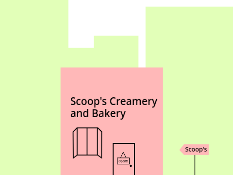 Make your own ice cream "Scoop's Creamery and Bakery" 