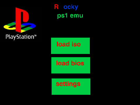 Rocky PSX emulator (Noob kit)