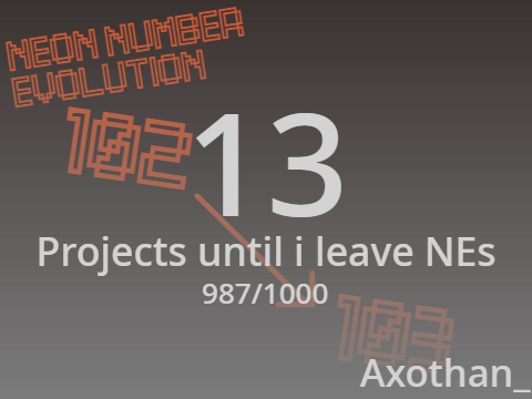 Neon Number Evolution [ 103 → 104 ]