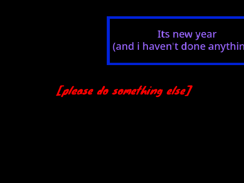 another year, another new year project